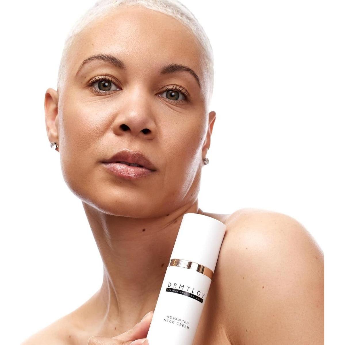 DRMTLGY Advanced Neck Firming Cream – 50ml | Firm, Smooth & Hydrate Neck & Décolleté DRMTLGY Advanced Neck Firming Cream - 50ml - Glam Global UKDRMTLGY