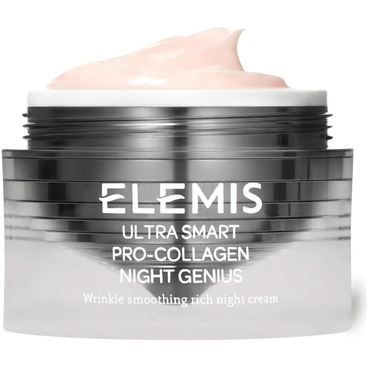 Elemis Ultra Smart Pro-Collagen Night Genius - 50ml | Night Cream for Wrinkle Reduction & Skin Renewal Elemis Ultra Smart Pro - Collagen Night Genius, 50ml - Glam Global UKElemis