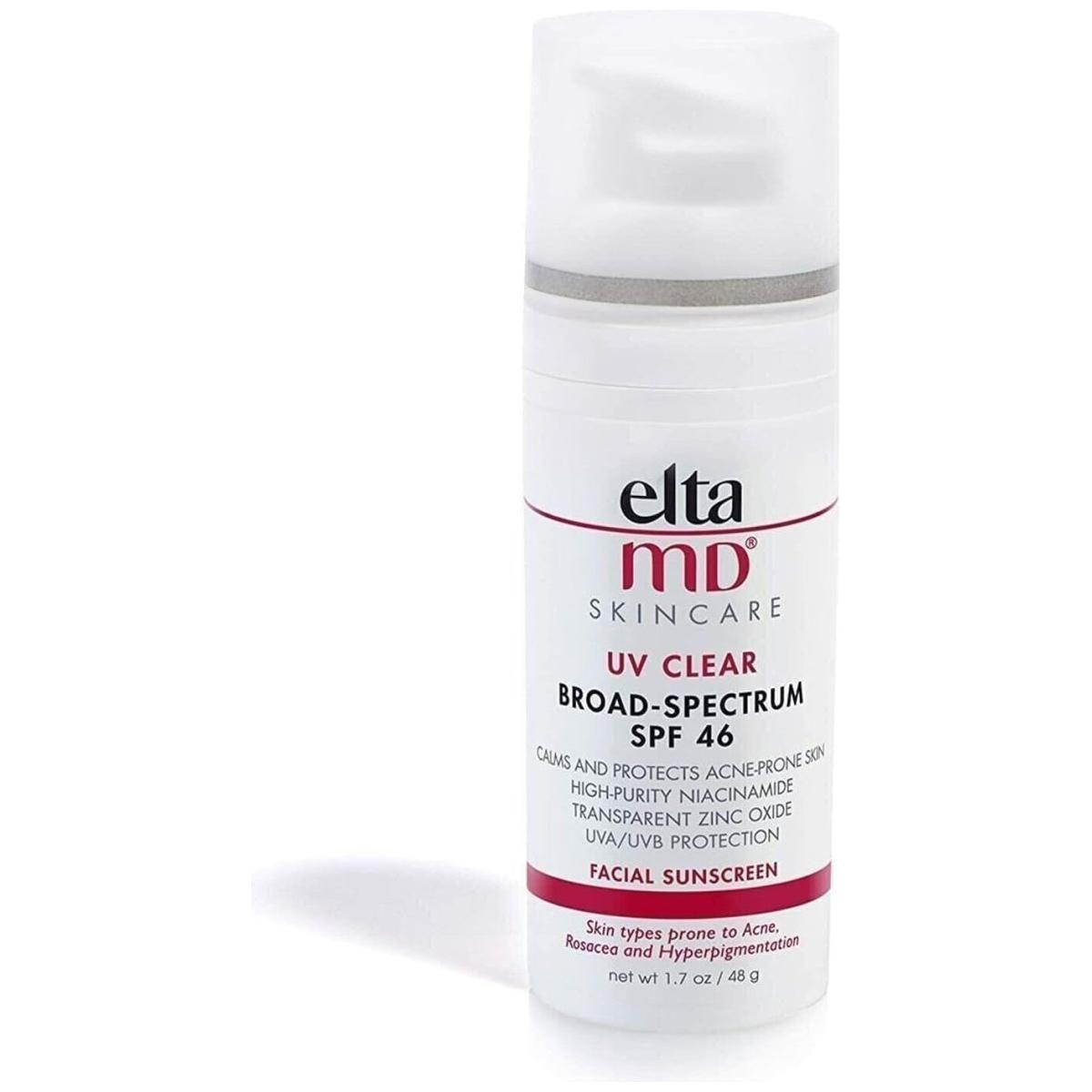 EltaMD UV Clear Broad-Spectrum SPF 46 – 48g | Lightweight Facial Sunscreen for Sensitive, Acne-Prone & Discolouration-Prone Skin EltaMD UV Clear Broad - Spectrum SPF 46 Facial Sunscreen - 48g - Glam Global UKEltaMD