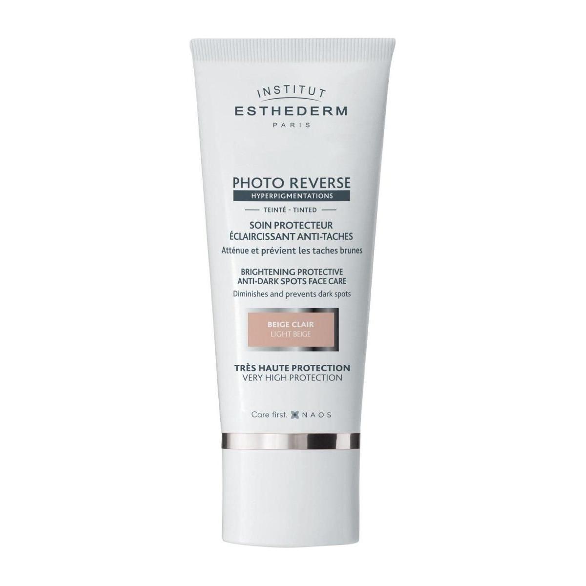 Institut Esthederm Brightening Face Sun Protection SPF 50+ Tinted – 50ml | Maximum Sun Protection & Hyperpigmentation Prevention Esthederm Brightening Face Sun Protection SPF 50+ Tinted - 50ml - Glam Global UKEsthederm