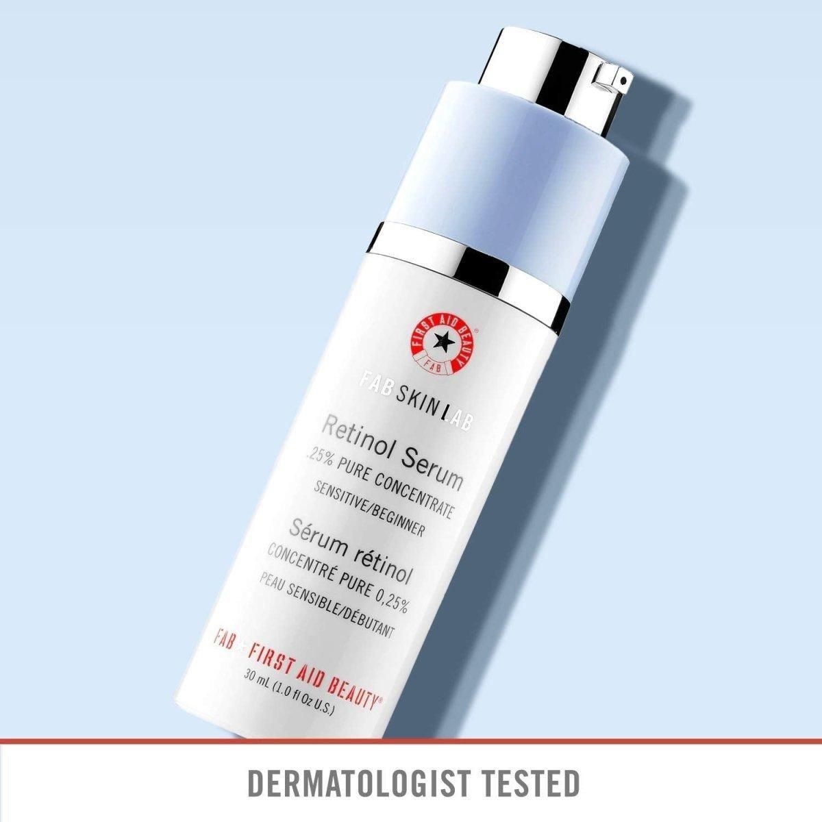 First Aid Beauty Retinol Serum 0.25% Pure Concentrate - 30ml | Gentle Anti-Aging & Skin Renewal First Aid BeautyRetinol Serum .25% Pure Concentrate - 30ml - Glam Global UKFirst Aid Beauty
