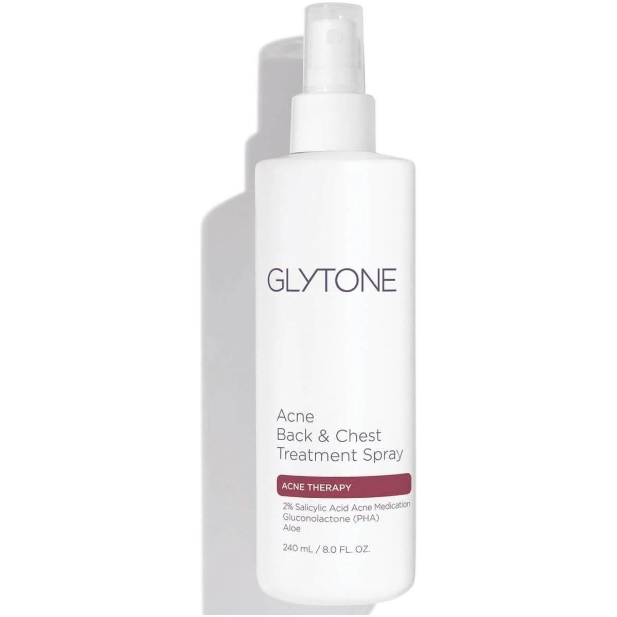 Glytone Acne Back & Chest Treatment Spray - 240ml | Salicylic Acid Acne Solution Glytone Acne Back & Chest Treatment Spray - 240ml - Glam Global UKGlytone