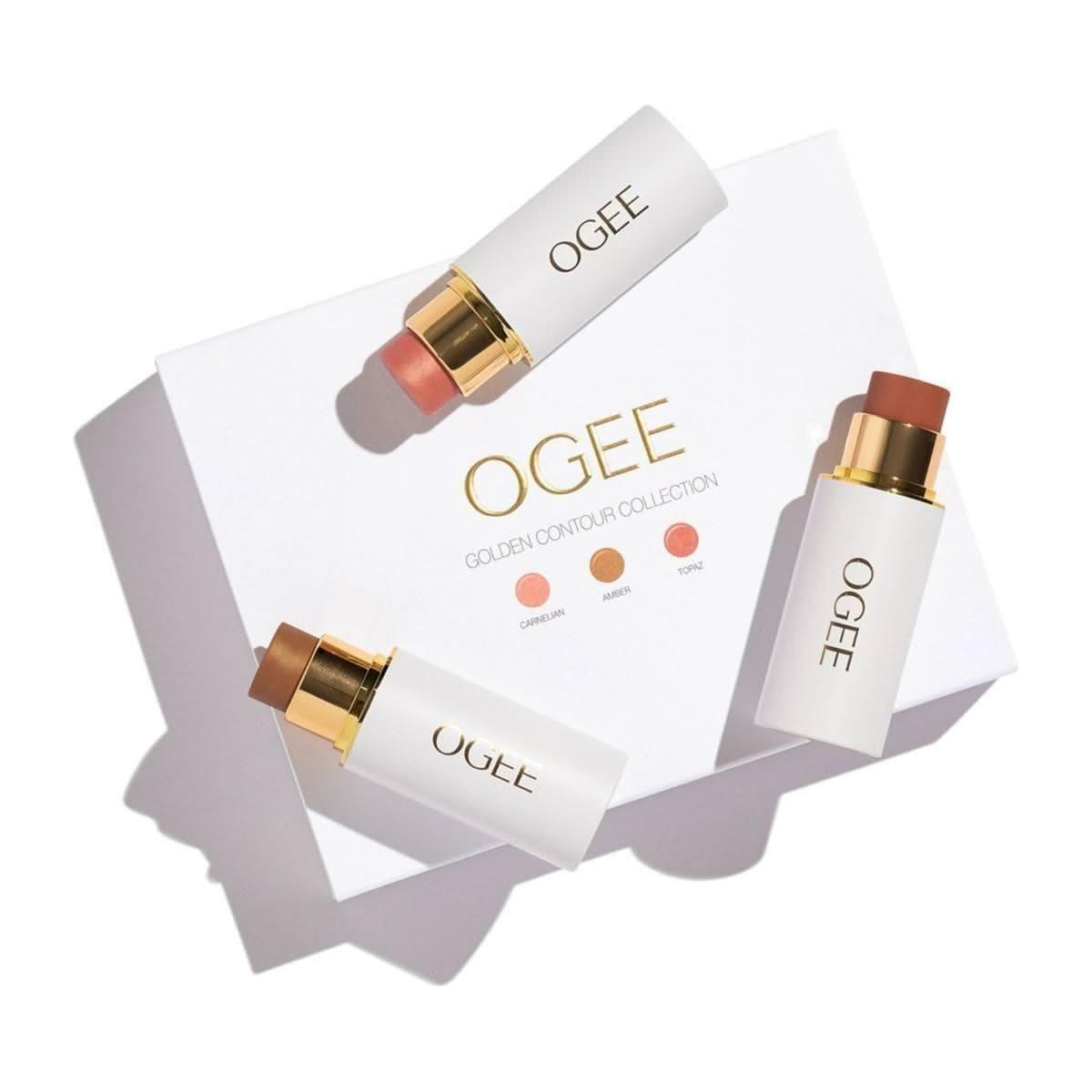 Ogee Golden Contour Collection | 3-Piece Balmy Contour, Highlight & Bronze Stick Trio for a Radiant Sculpted Glow Ogee Golden Contour Collection - Glam Global UKOgee