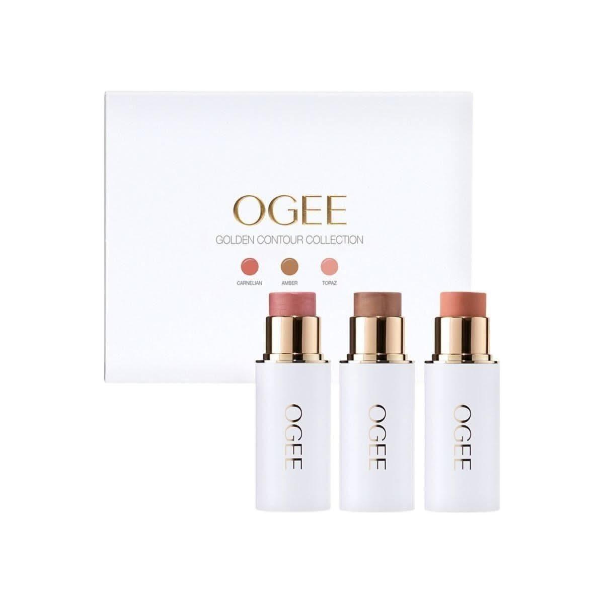 Ogee Golden Contour Collection | 3-Piece Balmy Contour, Highlight & Bronze Stick Trio for a Radiant Sculpted Glow Ogee Golden Contour Collection - Glam Global UKOgee