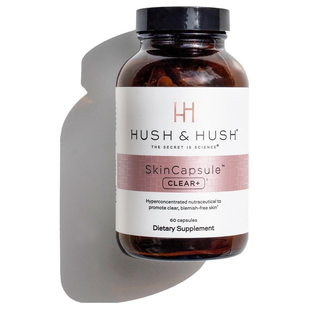 Hush & Hush SkinCapsule CLEAR+ – 60 Capsules | Anti-Blemish Supplement for Clear, Calm Skin Hush & Hush | SkinCapsule CLEAR+ - Glam Global UKHush & Hush