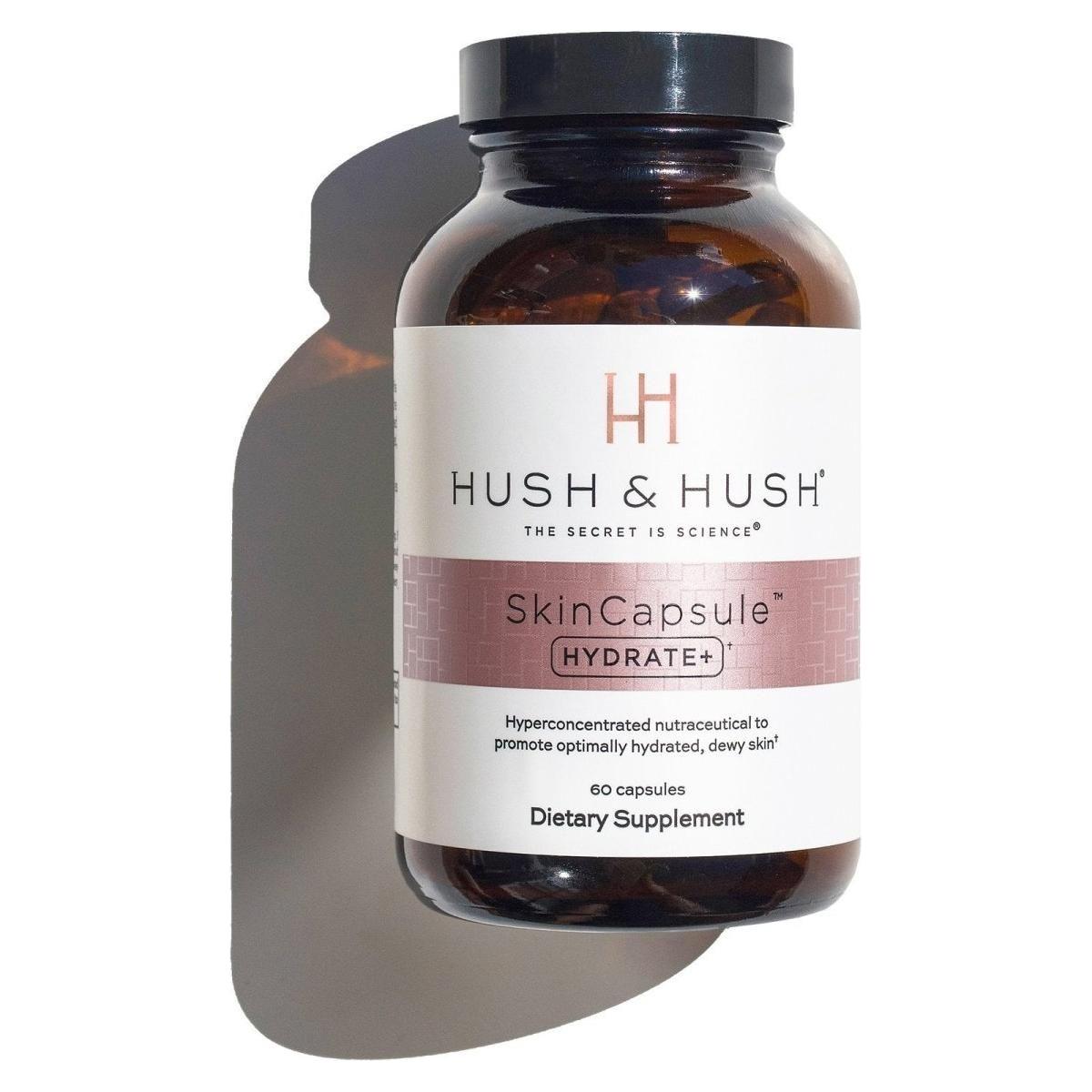 Hush & Hush SkinCapsule HYDRATE+ – 60 Capsules | Daily Hydrating Supplement for Glowing, Youthful Skin Hush & Hush | SkinCapsule HYDRATE+ - Glam Global UKHush & Hush