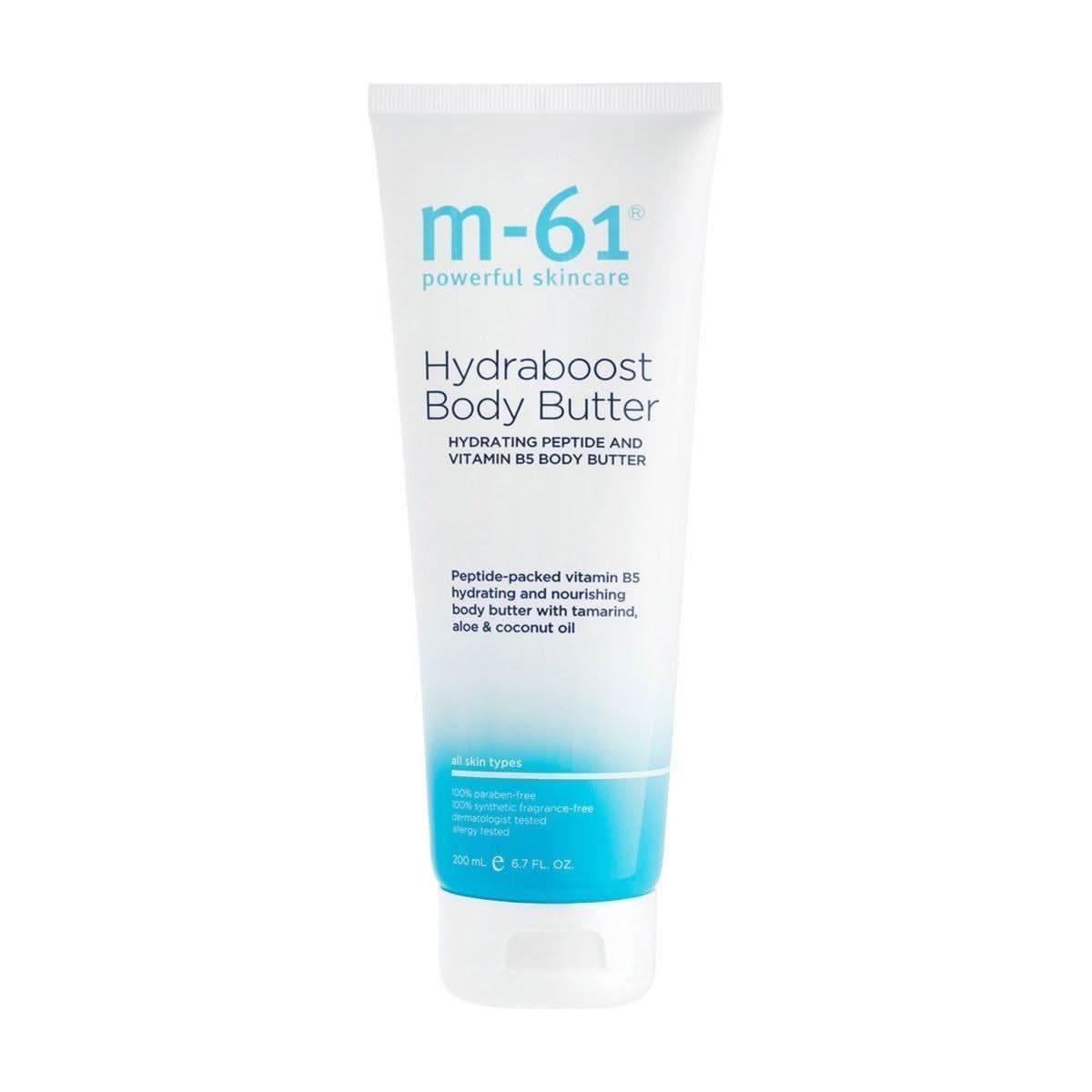 M-61 Hydraboost Body Butter – 200ml | Firming, Hydrating Body Moisturiser with Peptides, Coconut Oil & Vitamin B5 M - 61 Hydraboost Body Butter - 200ml - Glam Global UKM - 61