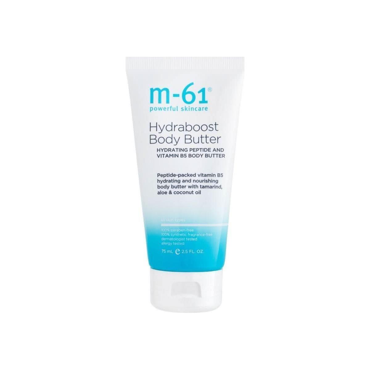 M-61 Hydraboost Body Butter – 200ml | Firming, Hydrating Body Moisturiser with Peptides, Coconut Oil & Vitamin B5 M - 61 Hydraboost Body Butter - 200ml - Glam Global UKM - 61