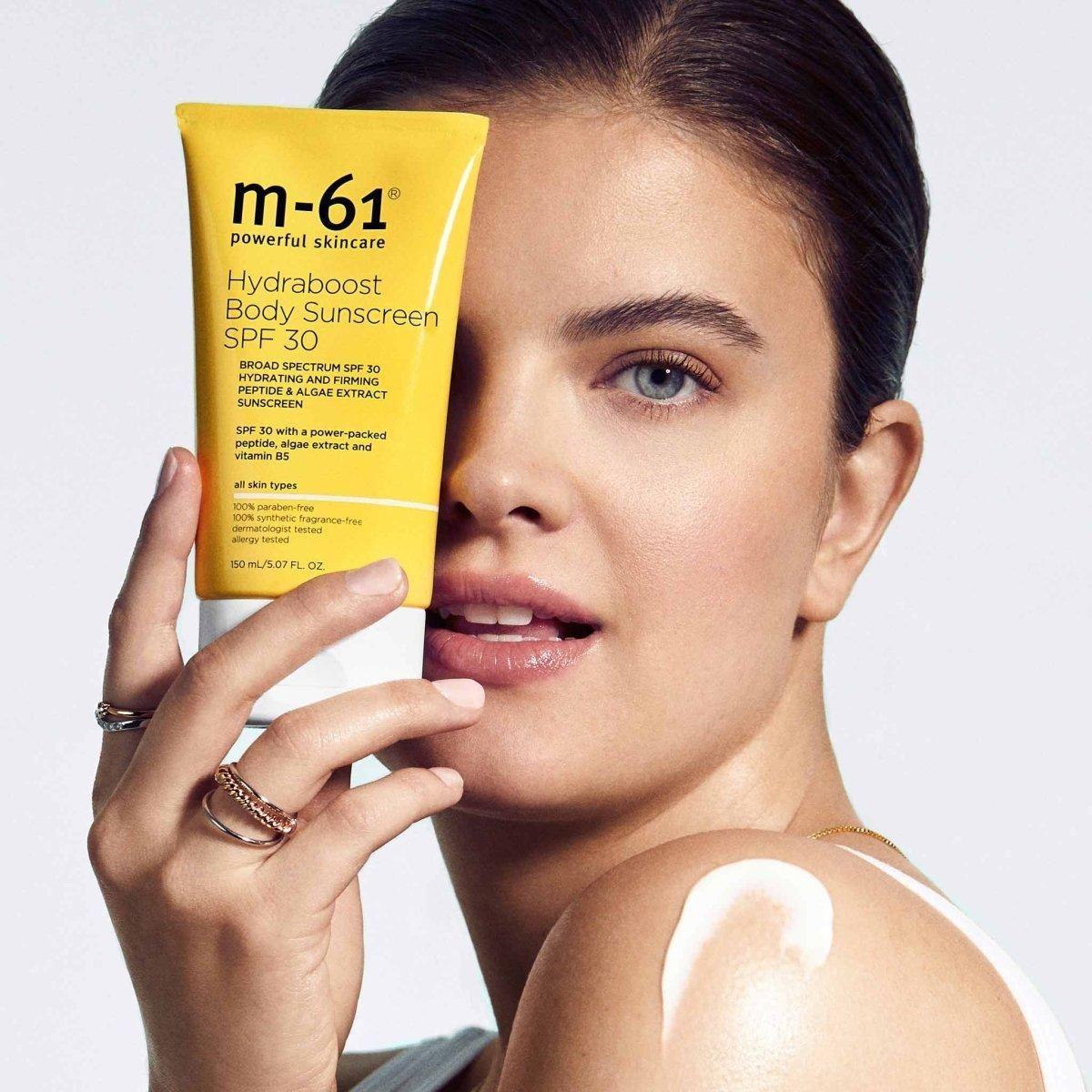 M-61 Hydraboost Body Sunscreen SPF 30 – 150ml | Hydrating, Firming & Antioxidant Mineral SPF M - 61 Hydraboost Body Sunscreen SPF 30 - 150ml - Glam Global UKM - 61