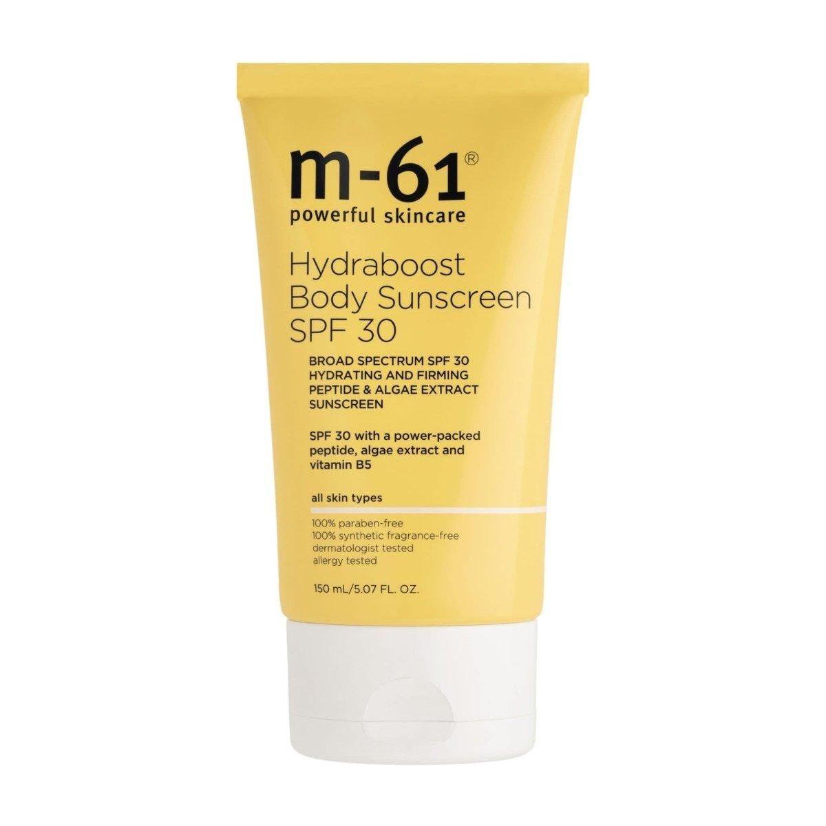 M-61 Hydraboost Body Sunscreen SPF 30 – 150ml | Hydrating, Firming & Antioxidant Mineral SPF M - 61 Hydraboost Body Sunscreen SPF 30 - 150ml - Glam Global UKM - 61