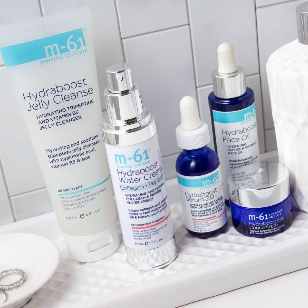 M-61 Hydraboost Collagen+Peptide Water Cream – 50ml | Anti-Wrinkle Gel Cream with Vegan Collagen & Kakadu Plum M - 61 Hydraboost Collagen+Peptide Water Cream - 50ml - Glam Global UKM - 61