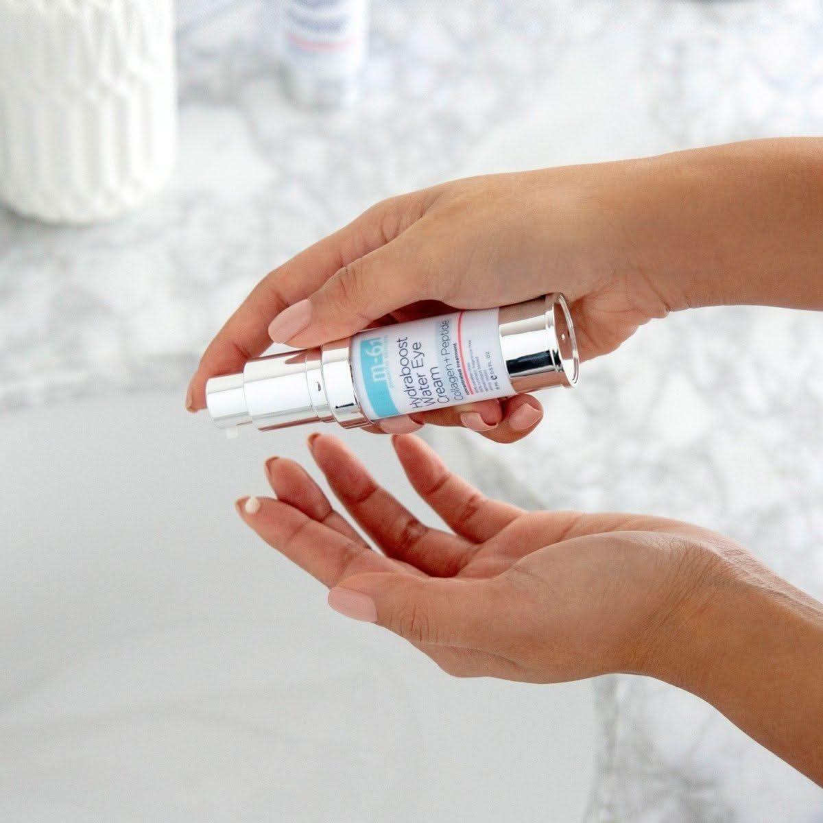 M-61 Hydraboost Collagen+Peptide Water Eye Cream – 15ml | Lightweight Anti-Wrinkle Eye Cream with Vegan Collagen M - 61 Hydraboost Collagen+Peptide Water Eye Cream - 15ml - Glam Global UKM - 61