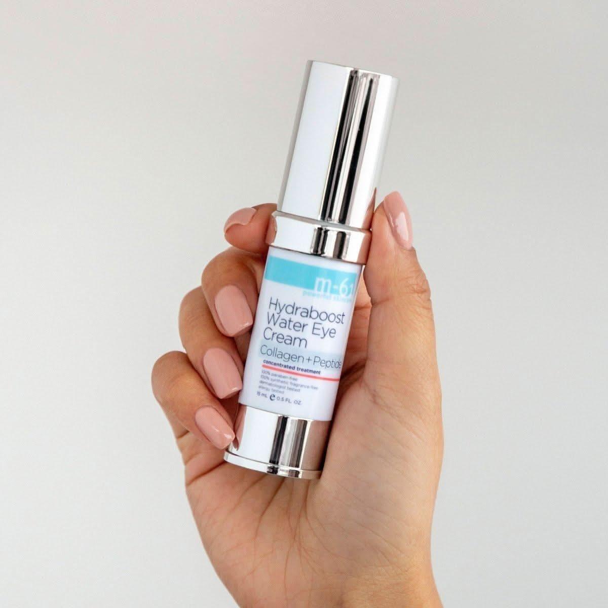 M-61 Hydraboost Collagen+Peptide Water Eye Cream – 15ml | Lightweight Anti-Wrinkle Eye Cream with Vegan Collagen M - 61 Hydraboost Collagen+Peptide Water Eye Cream - 15ml - Glam Global UKM - 61