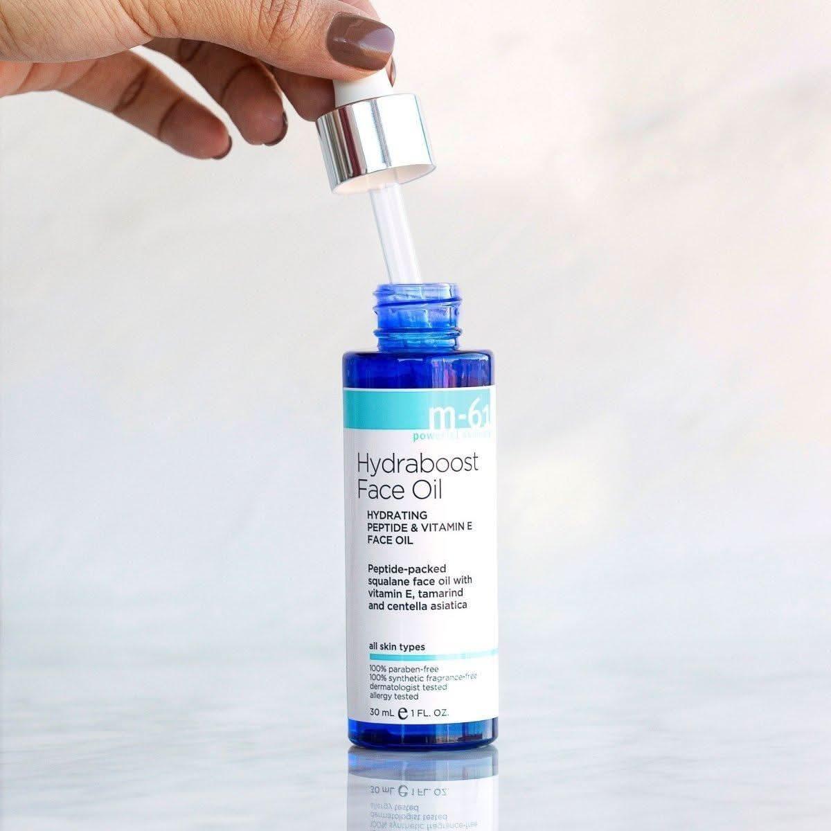 M-61 Hydraboost Face Oil – 30ml | Lightweight Hydrating Oil with Peptides, Squalane & Vitamin E M - 61 Hydraboost Face Oil - 30ml - Glam Global UKM - 61