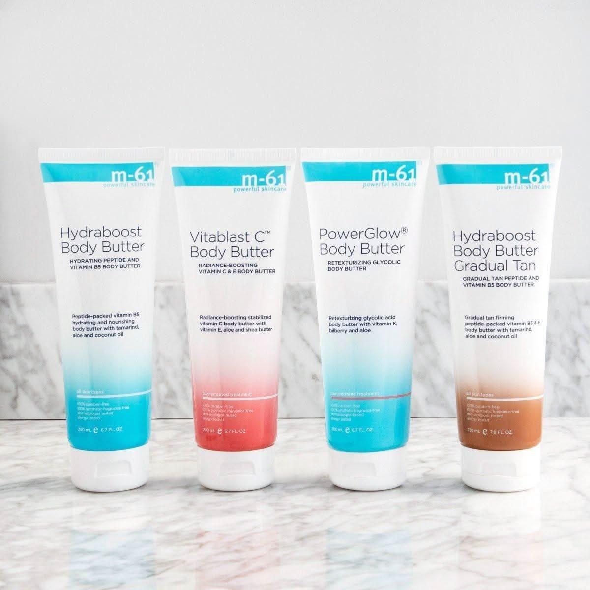 M-61 Hydraboost Gradual Tan Body Butter – 230ml | Hydrating Self-Tanning Body Moisturiser for Firm, Radiant Skin M - 61 Hydraboost Gradual Tan Body Butter - 230ml - Glam Global UKM - 61