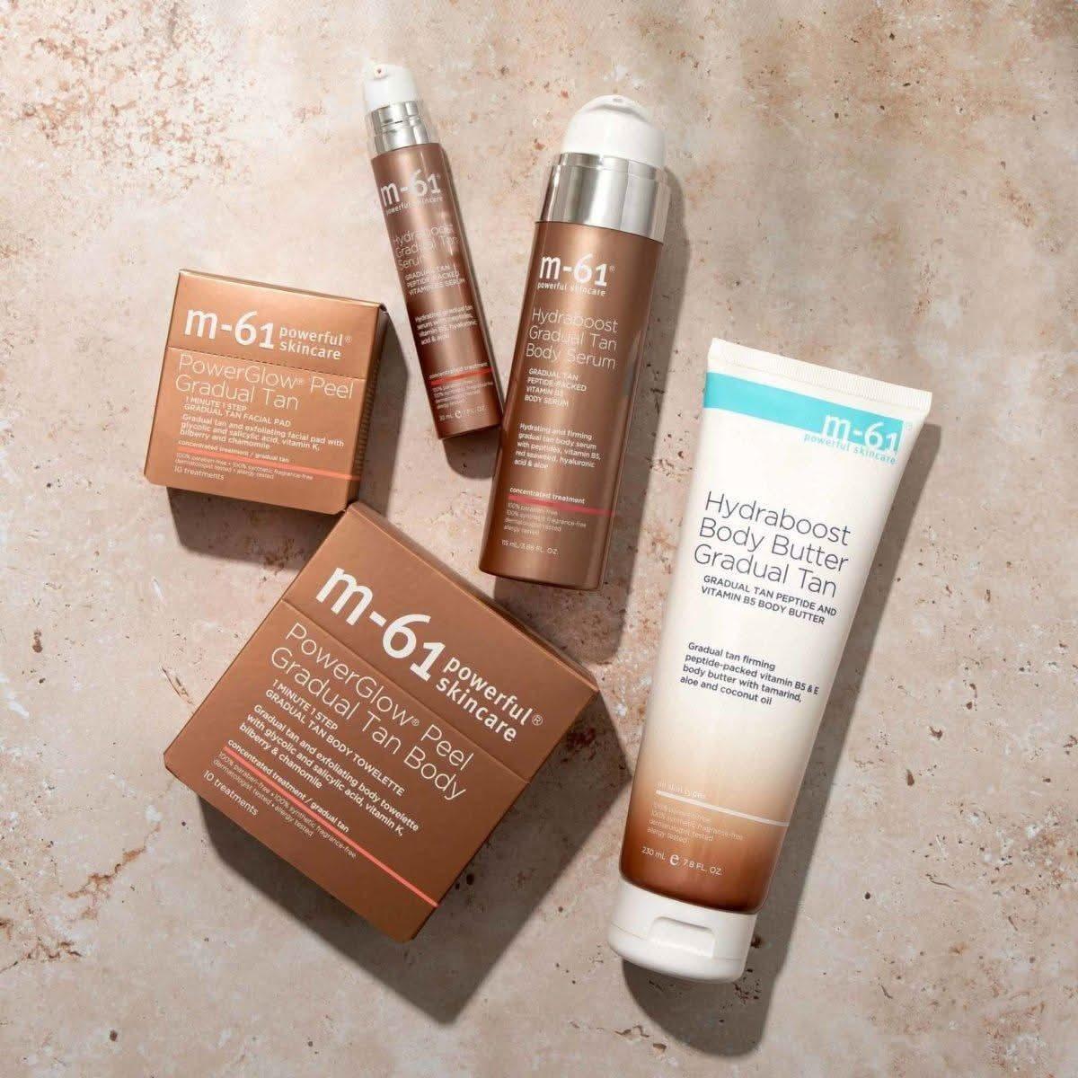 M-61 Hydraboost Gradual Tan Body Serum – 115ml | Hydrating Self-Tanning Serum with Peptides & Hyaluronic Acid M - 61 Hydraboost Gradual Tan Body Serum - 115ml - Glam Global UKM - 61