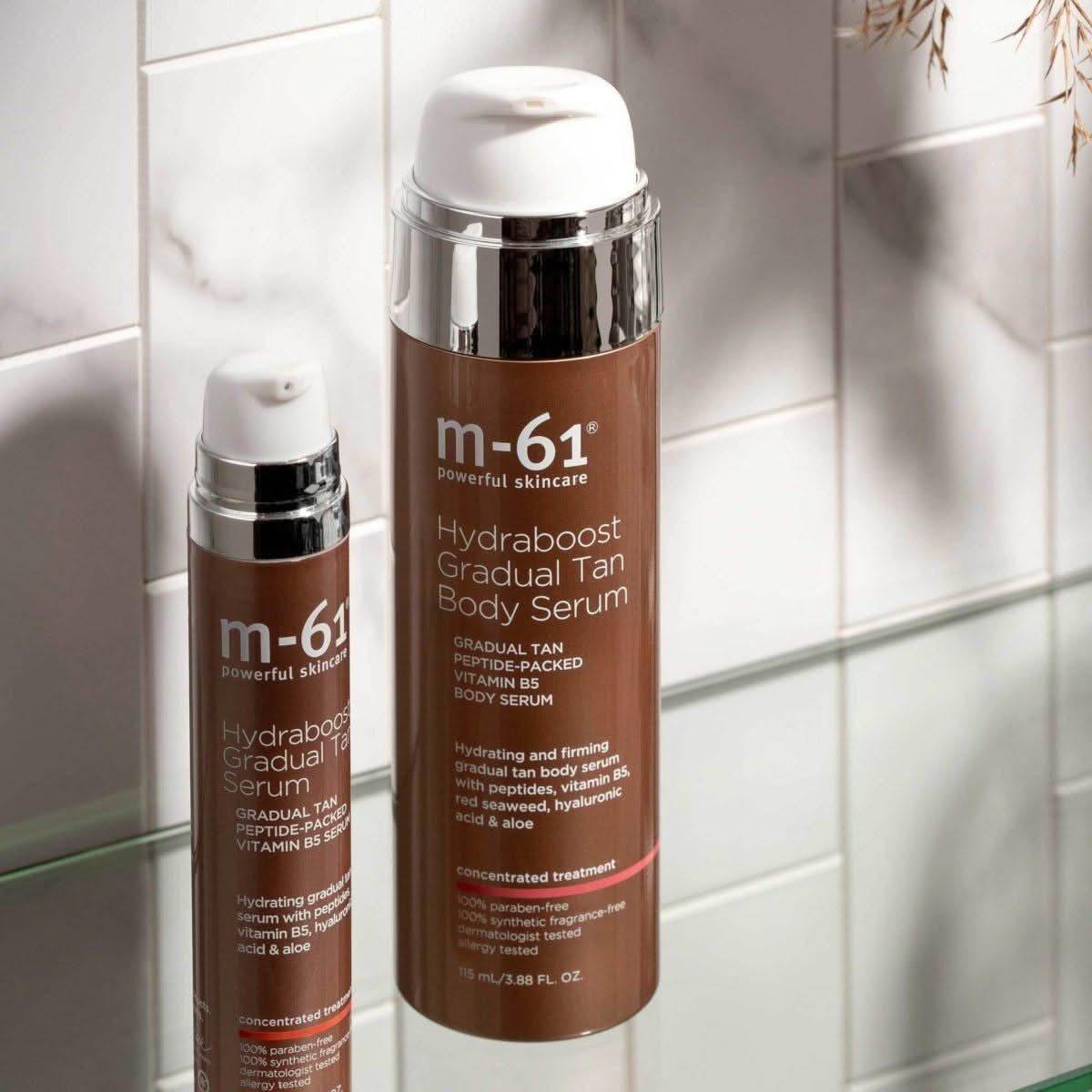M-61 Hydraboost Gradual Tan Body Serum – 115ml | Hydrating Self-Tanning Serum with Peptides & Hyaluronic Acid M - 61 Hydraboost Gradual Tan Body Serum - 115ml - Glam Global UKM - 61
