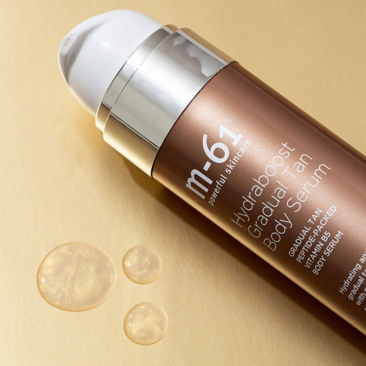 M-61 Hydraboost Gradual Tan Body Serum – 115ml | Hydrating Self-Tanning Serum with Peptides & Hyaluronic Acid M - 61 Hydraboost Gradual Tan Body Serum - 115ml - Glam Global UKM - 61