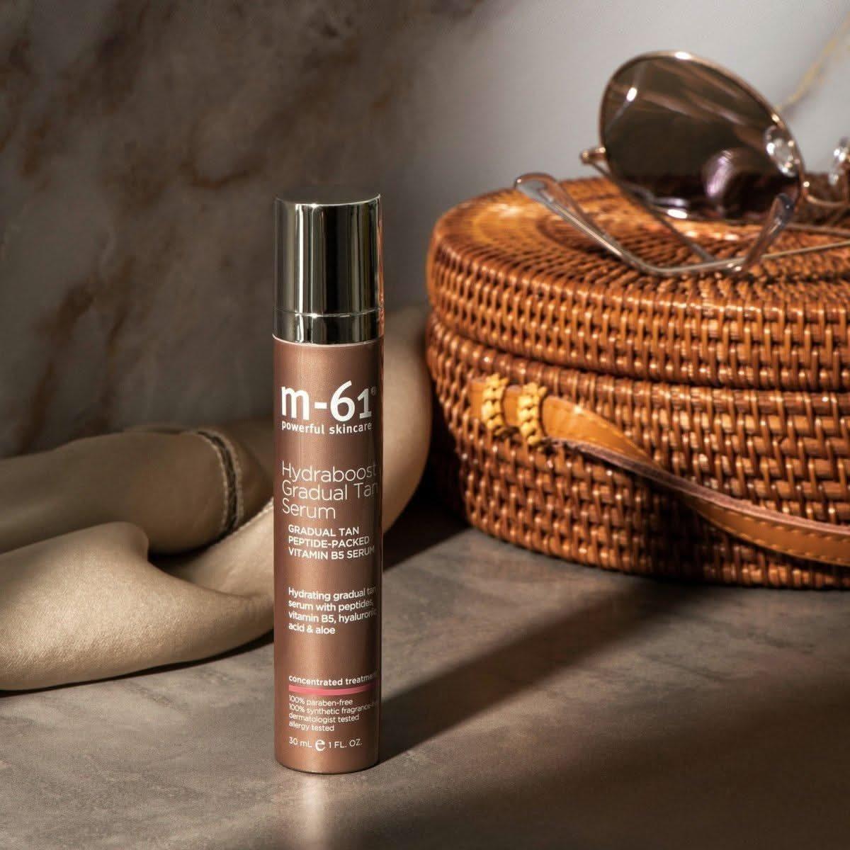 M-61 Hydraboost Gradual Tan Serum – 30ml | Hydrating Self-Tanning Serum with Peptides & Hyaluronic Acid M - 61 Hydraboost Gradual Tan Serum - 30ml - Glam Global UKM - 61