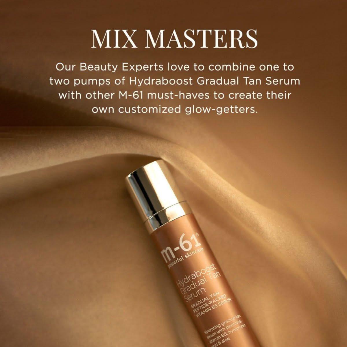 M-61 Hydraboost Gradual Tan Serum – 30ml | Hydrating Self-Tanning Serum with Peptides & Hyaluronic Acid M - 61 Hydraboost Gradual Tan Serum - 30ml - Glam Global UKM - 61