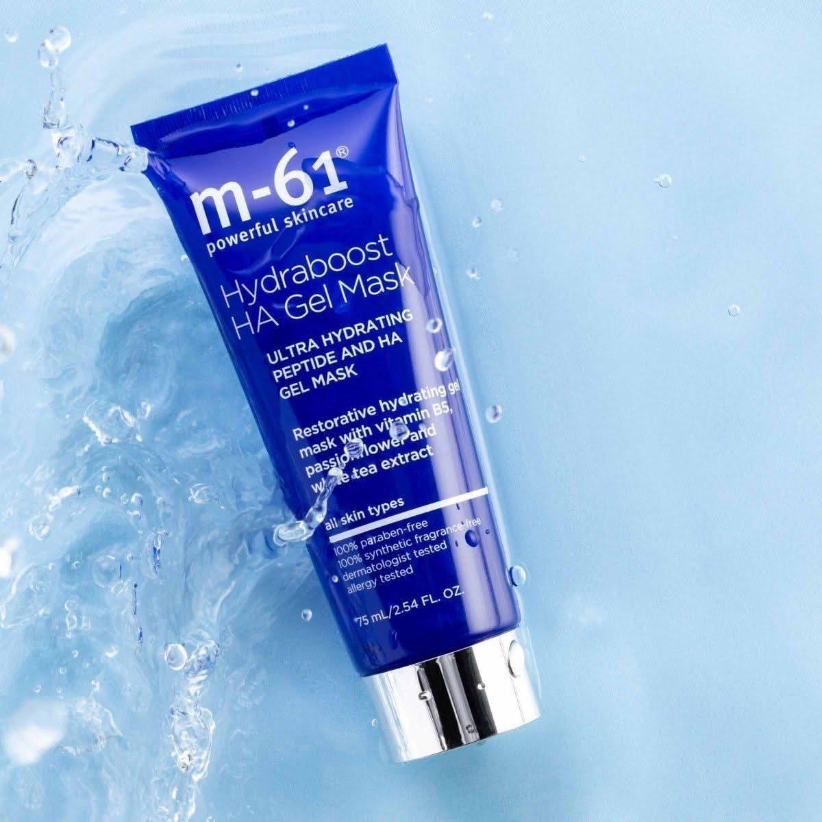 M-61 Hydraboost HA Gel Mask – 75ml | 48-Hour Hydrating Gel Mask with Vitamin B5, Passionflower & White Tea Extract M - 61 Hydraboost HA Gel Mask - 75ml - Glam Global UKM - 61