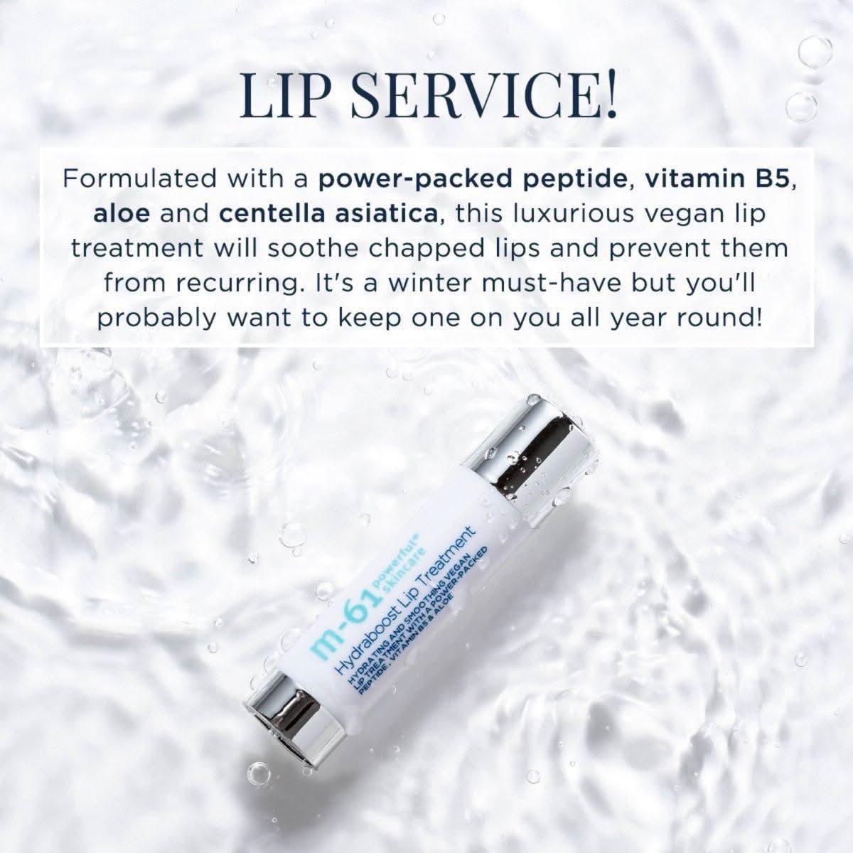 M-61 Hydraboost Lip Treatment | Vegan Peptide-Infused Lip Balm for Soft, Nourished Lips M - 61 Hydraboost Lip Treatment - Glam Global UKM - 61