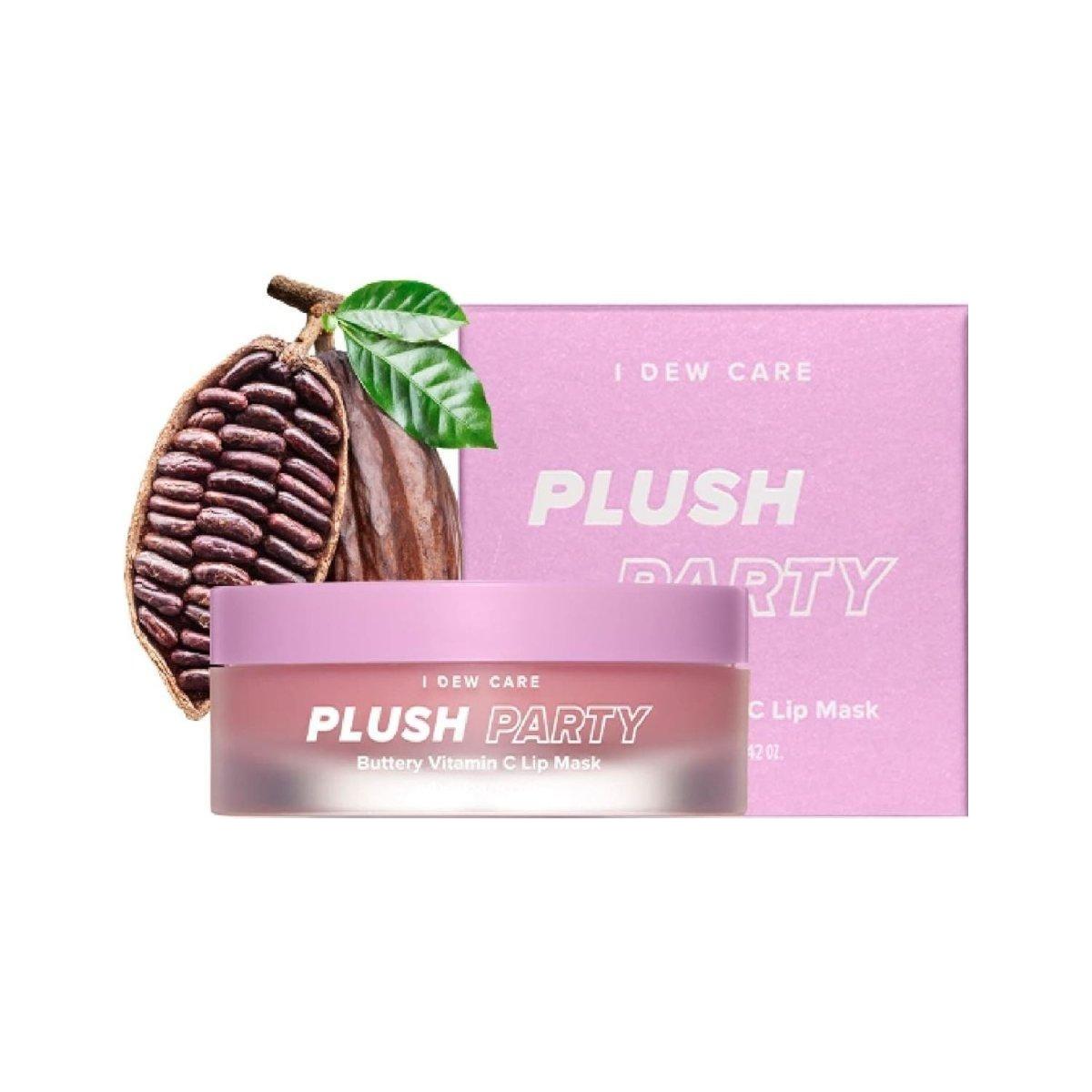 I Dew Care Plush Party Vitamin C Lip Mask – 12g | Hydrating & Overnight Lip Care for Smooth, Radiant Lips I Dew Care Lip Mask - Plush Party - 13ml - Glam Global UKI Dew Care