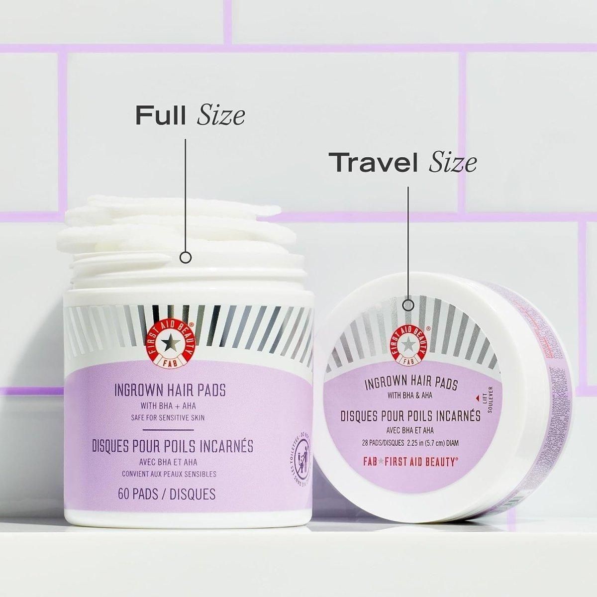 First Aid Beauty Ingrown Hair Pads with BHA & AHA – 28 Pads | Exfoliating & Soothing Treatment First Aid Beauty Ingrown Hair Pads with BHA & AHA – 28 Pads - Glam Global UKFirst Aid Beauty
