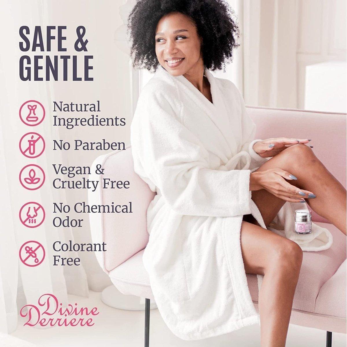 Divine Derriere Intimate Area Brightening Gel – 30ml | Natural Skin Brightener for Sensitive & Intimate Areas Divine Derriere Intimate Area Brightening Gel - 30ml - Glam Global UKDivine Derriere