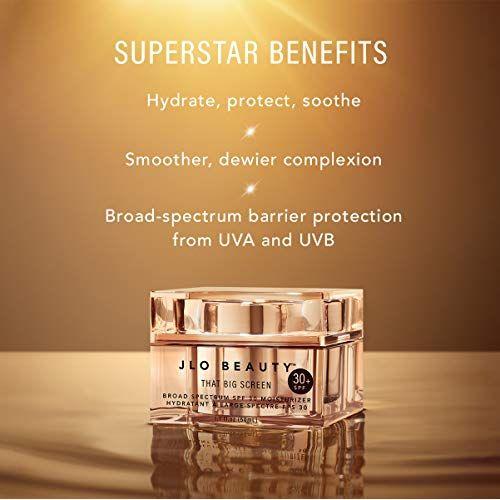 JLo Beauty That Big Screen Broad Spectrum SPF 30 Moisturizer – 50ml | Hydrating, Luminizing Protection JLO BEAUTY That Big Screen Broad Spectrum SPF 30 Moisturizer - 50ml - Glam Global UKJLo Beauty