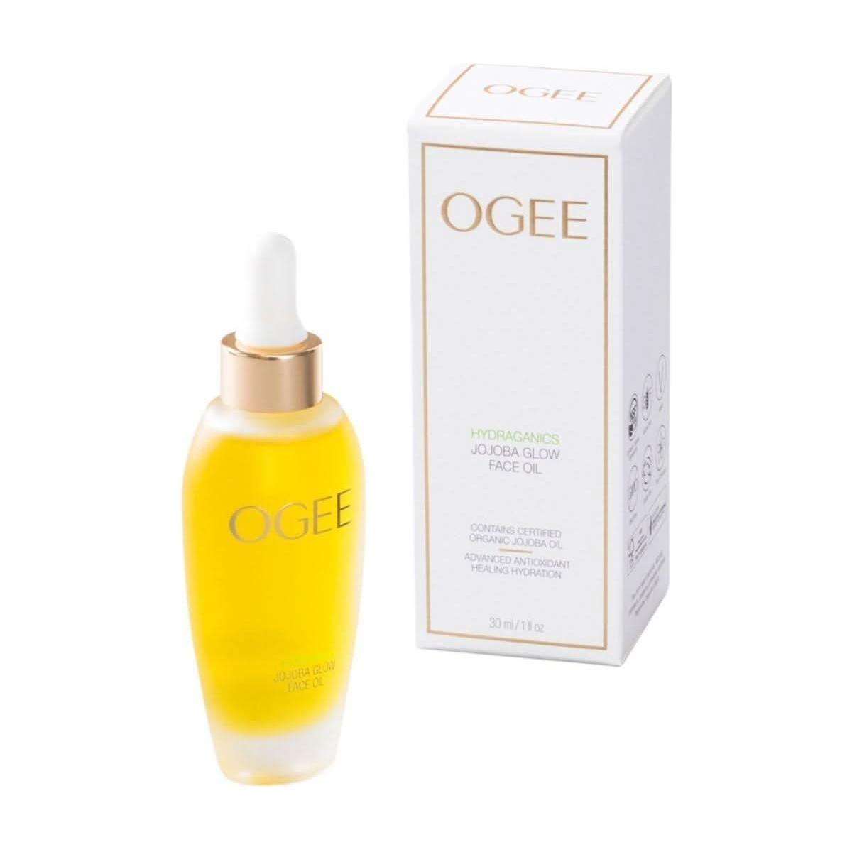 Ogee Jojoba Glow Face Oil – 30ml | Balancing, Hydrating & Radiance-Boosting Organic Face Oil Ogee Jojoba Glow Face Oil - 30ml - Glam Global UKOgee