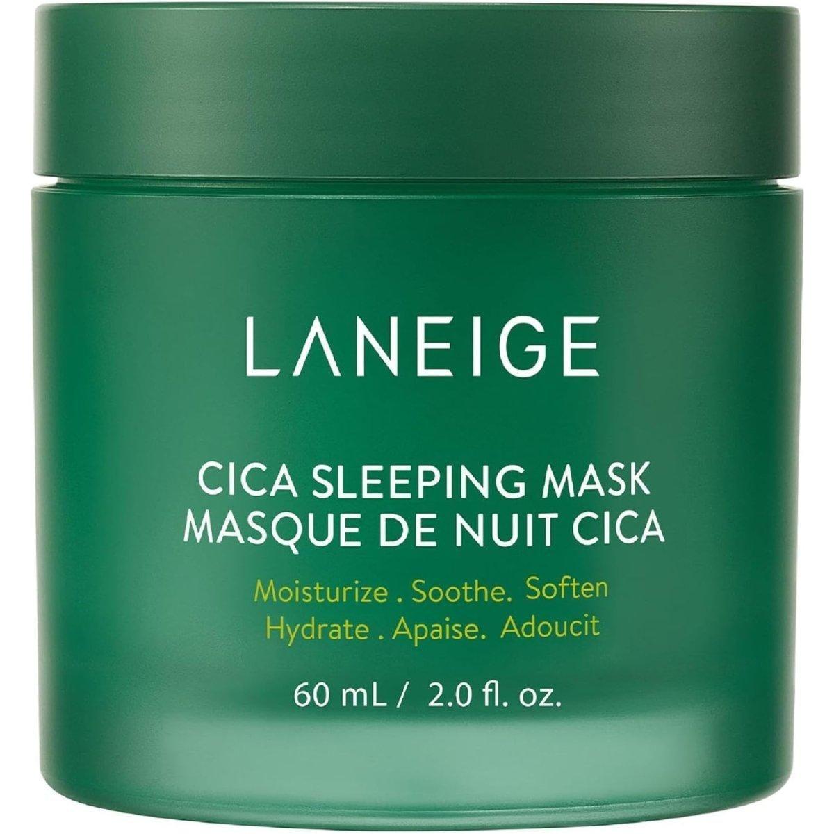 Laneige Cica Sleeping Mask 60ml – Overnight Barrier-Repair Mask with Forest Yeast for Sensitive & Stressed Skin Laneige Cica Sleeping Mask - 60 ml - Glam Global UKLaneige