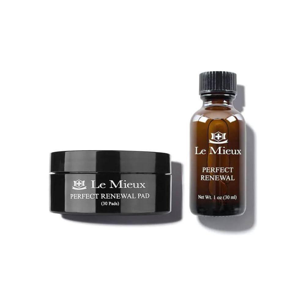 Le Mieux Perfect Renewal Set (30ml Serum & 30 Pads) | Exfoliate & Brighten with Mandelic Acid Le Mieux Perfect Renewal Set - (30ml Serum & 30 Pads) - Glam Global UKLe Mieux