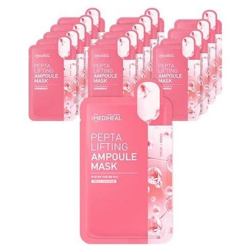 MEDIHEAL Pepta Lifting Ampoule Mask Sheet – 20ml x 15 Count | Firming, Hydrating & Skin-Adhering Lifting Sheet Mask MEDIHEAL Pepta Lifting Ampoule MASK SHEET 20ml X 15pcs - Glam Global UKMEDIHEAL