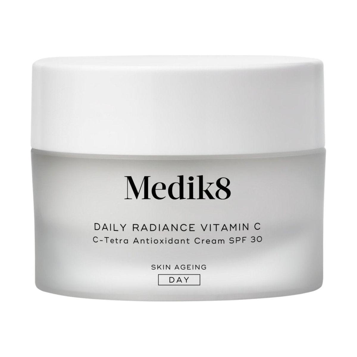 Medik8 Daily Radiance Vitamin C – 50ml | Hydrating & Brightening Cream with SPF 30 Medik8 Daily Radiance Vitamin C - 50ml - Glam Global UKMedik8