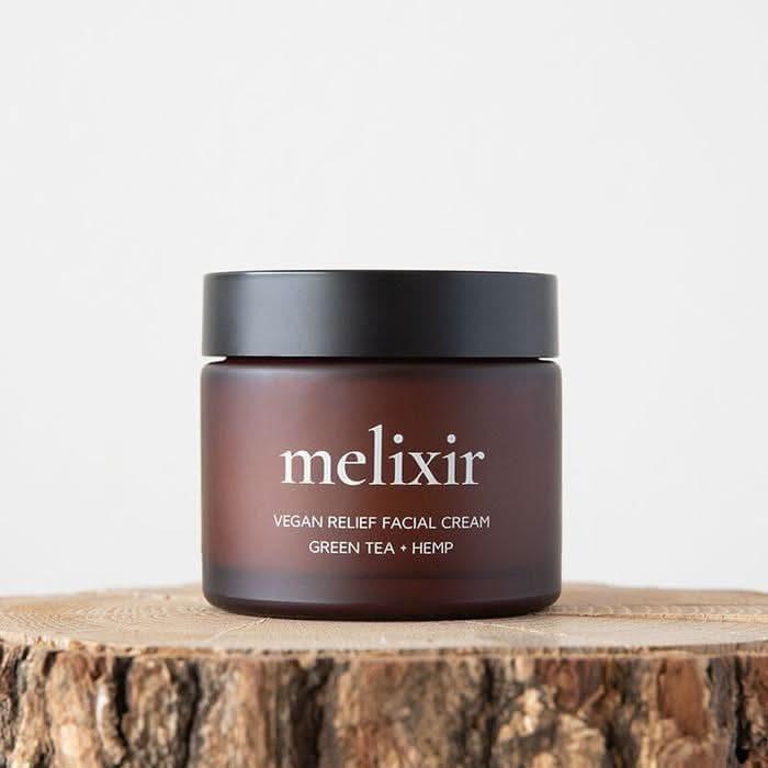melixir Vegan Relief Facial Cream – 80ml | Soothing Gel-Cream with Hemp Seed & Green Tea melixir Vegan Relief Facial Cream 80ml - Glam Global UKmelixir