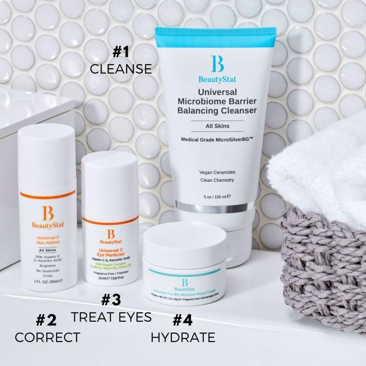 BeautyStat Microbiome Barrier Repair Purifying Cleanser – 150ml | Gentle, Hydrating & Microbiome-Balancing Face Wash BeautyStat Microbiome Barrier Repair Purifying Cleanser - 150ml - Glam Global UKBeautyStat