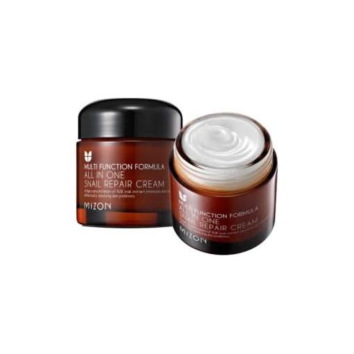 MIZON All In One Snail Repair Cream – 75ml | Multi-Function Moisturiser for Acne Scars, Fine Lines & Skin Repair MIZON All In One Snail Repair Cream 75ml - Glam Global UKMIZON