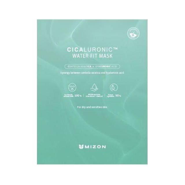 MIZON Cicaluronic Water Fit Mask - 24g x 10 Count | Hydrating & Soothing Sheet Mask MIZON Cicaluronic Water Fit Mask 24g X 10ea - Glam Global UKMIZON