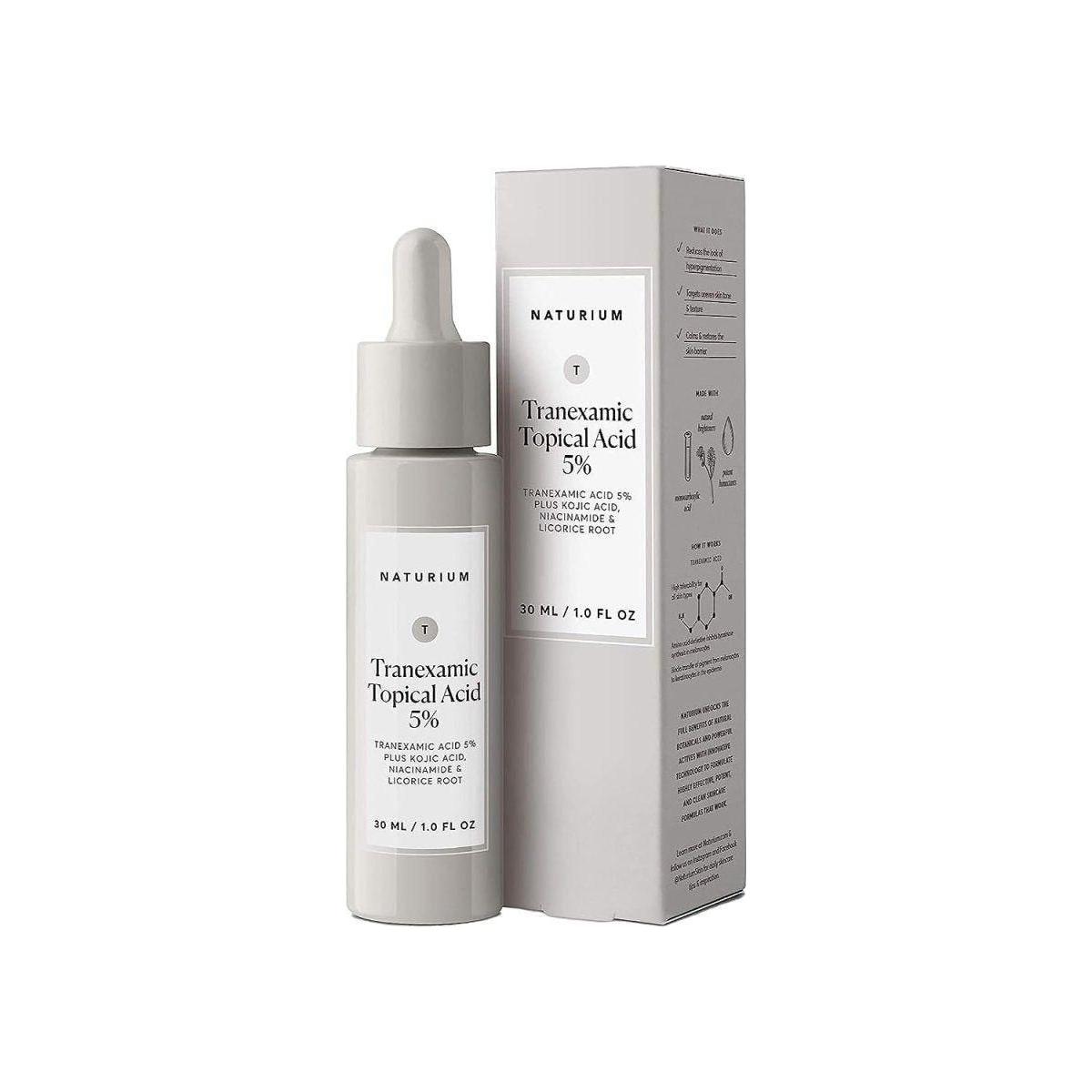 Naturium Tranexamic Topical Acid 5% Serum – 30ml | Brightening & Tone-Correcting Treatment for Discolouration & Hyperpigmentation Naturium Tranexamic Topical Acid 5% - 30ml - Glam Global UKNaturium