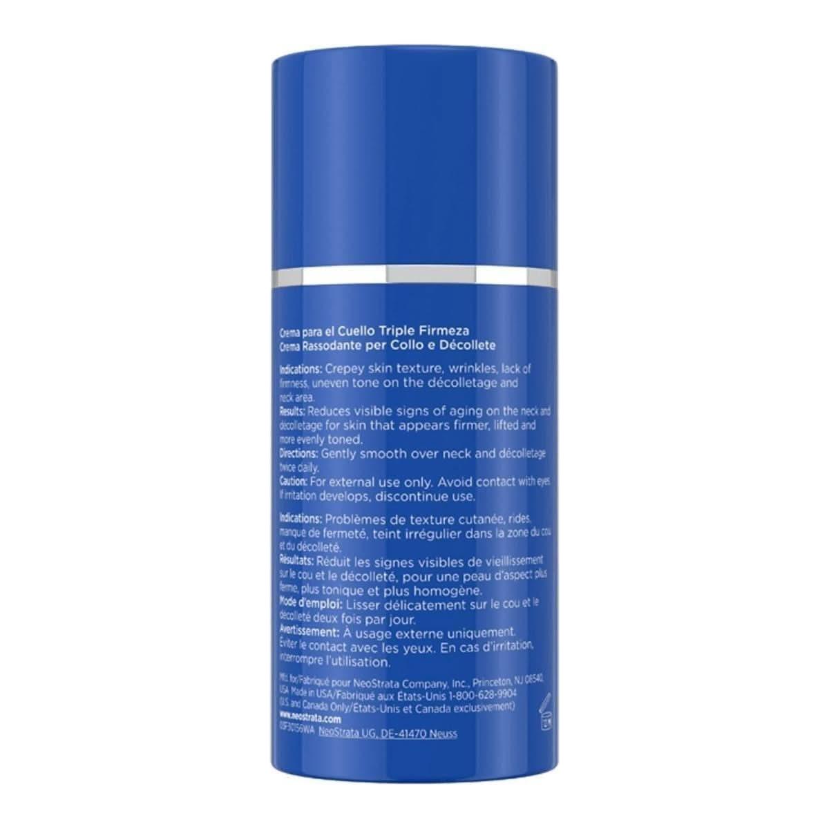 Neostrata Triple Firming Neck Cream – 80ml | Firming, Tightening & Brightening Cream for Neck & Décolletage Neostrata Triple Firming Neck Cream - 80ml - Glam Global UKNeostrata