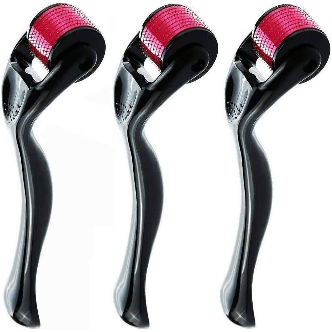 Nuevo Rodillo Derma con microagujas de titanio 540, paquete de 3 herramientas para New 540 Titanium Micro Needles Derma Roller - A 3 Pack Skin - Rejuvenating Tools - Glam Global UKGlam Global UK