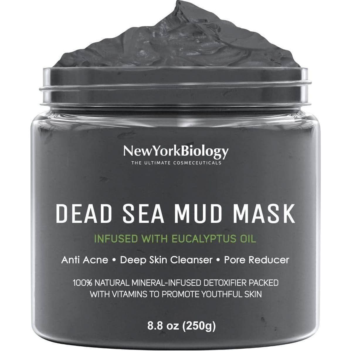 New York Biology Dead Sea Mud Mask - 250g | Detoxifying & Pore-Refining Facial Treatment New York Biology Dead Sea Mud Mask - 250g - Glam Global UKNew York Biology