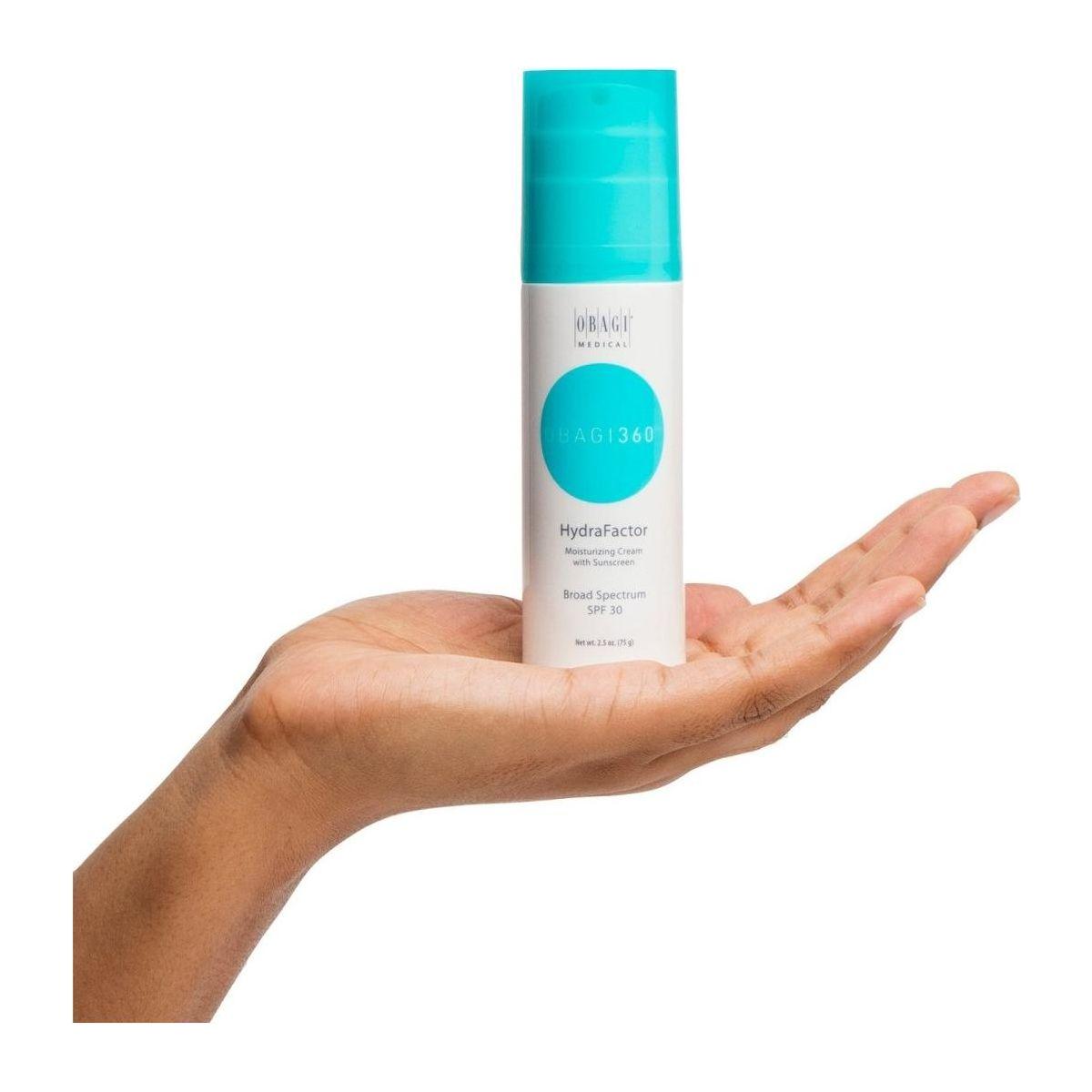 Obagi 360 Hydrafactor Broad Spectrum SPF30 – 75g | 2-in-1 Moisturizer & Sunscreen Obagi 360 Hydrafactor Broad Spectrum SPF30 75g - Glam Global UKObagi