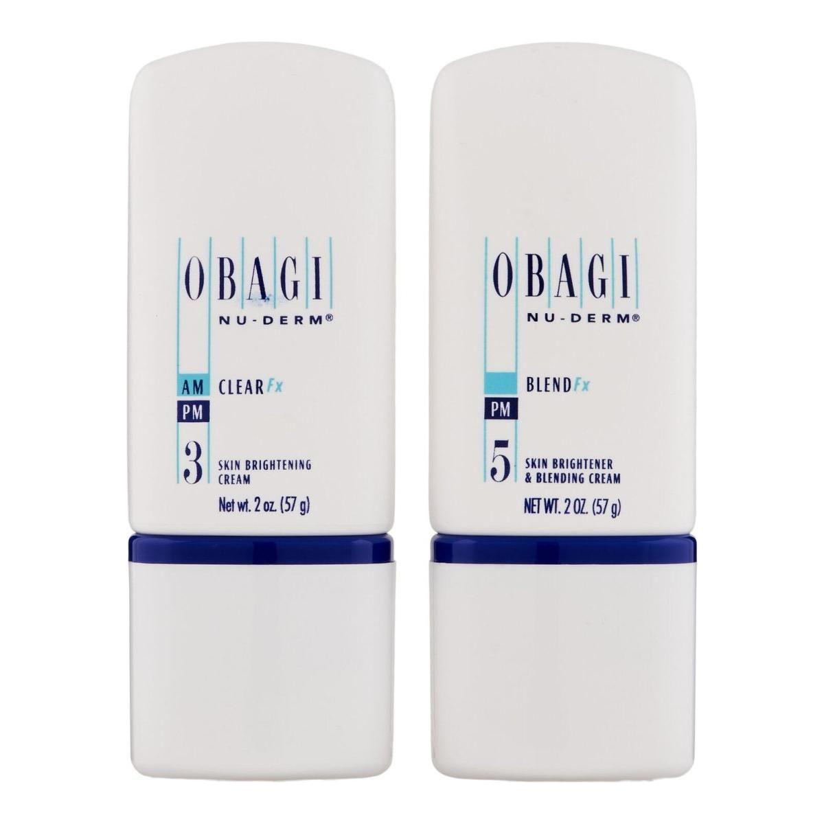 Obagi Nu-Derm Clear Fx & Nu-Derm Blend Fx - 60ml Duo | Advanced Skin Brightening & Hyperpigmentation Treatment Obagi Nu - Derm Clear Fx 60ml & Nu - Derm Blend Fx 60ml x 2 - Glam Global UKObagi