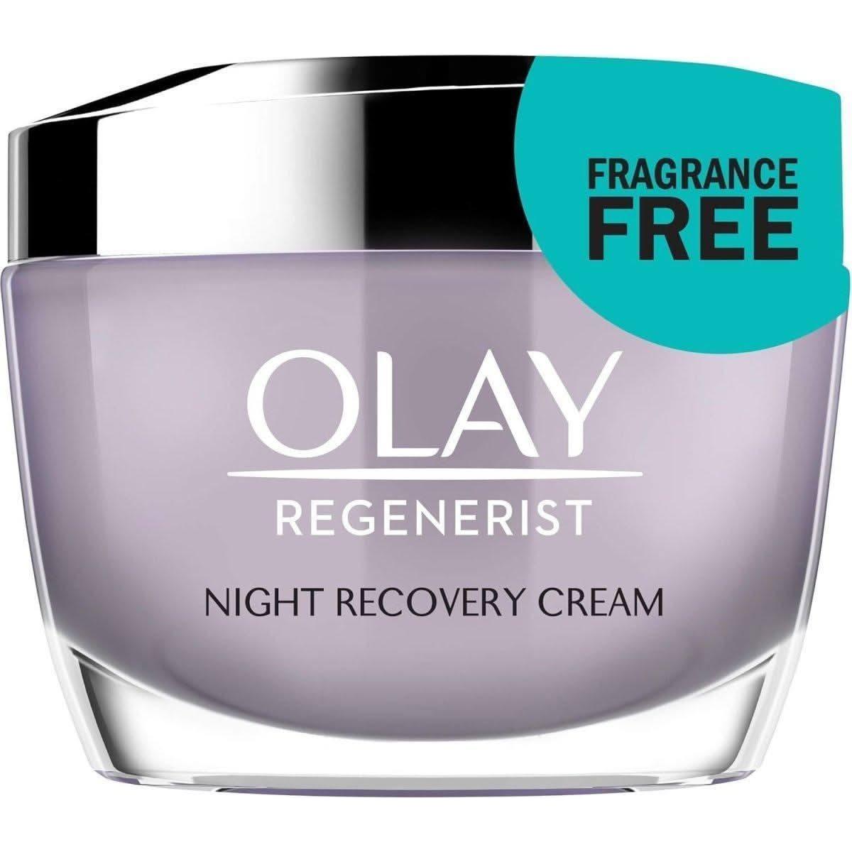 Olay Regenerist Night Recovery Cream – 48g | Advanced Anti-Aging Night Moisturiser for Firm, Hydrated Skin Olay Regenerist Night Recovery Cream - 48g | Advanced Anti - Aging Night Moisturizer - Glam Global UKOlay