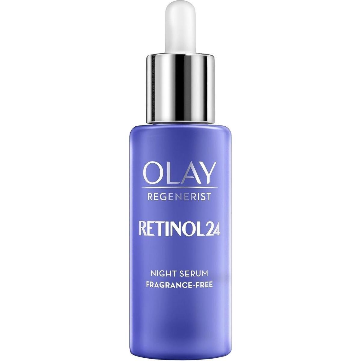 Olay Retinol Serum for Face, 24 Night Serum con complejo de retinoides + vitamina B3 - 40 ml Olay Retinol Serum for Face, 24 Night Serum with Retinoid Complex + Vitamin B3 - 40ml - Glam Global UKOlay
