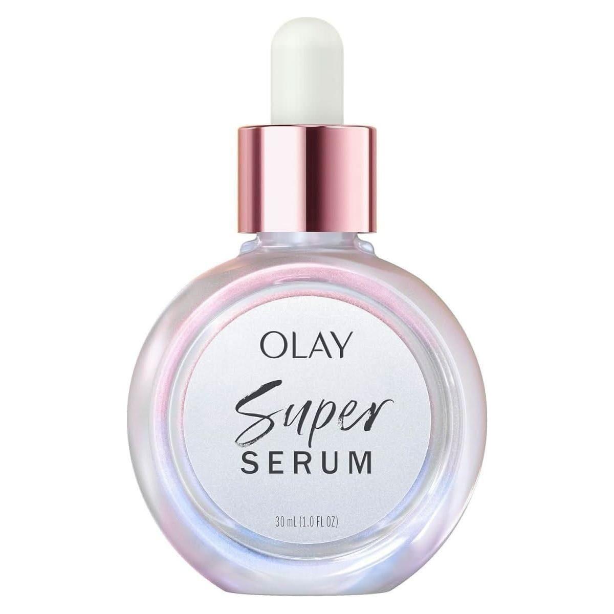 Olay Super Serum – 30ml | Hydrating Serum with Niacinamide, Vitamin C, Collagen Peptide & AHA Olay Super Serum - 30ml | Hydrating Serum with Niacinamide, Vitamin C, Collagen Peptide, and AHA - Glam Global UKOlay