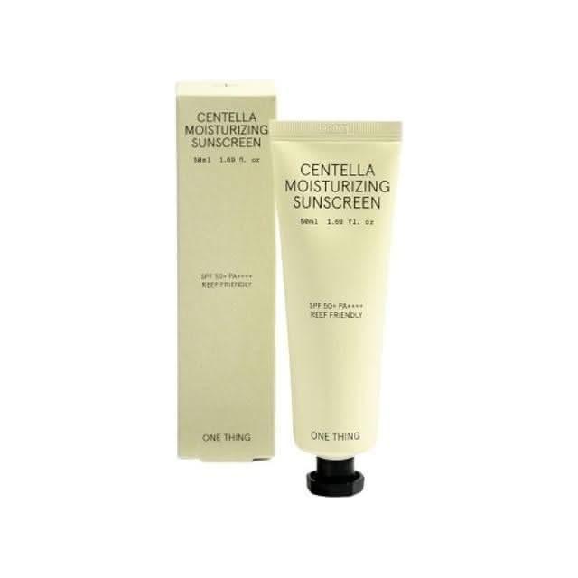 ONE THING Centella Moisturizing Sunscreen – 50ml | SPF Protection + Hydration for Sensitive Skin ONE THING Centella Moisturizing Sunscreen - 50ml - Glam Global UKONE THING