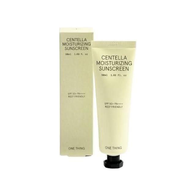 ONE THING Centella Moisturizing Sunscreen – 50ml | SPF Protection + Hydration for Sensitive Skin ONE THING Centella Moisturizing Sunscreen - 50ml - Glam Global UKONE THING